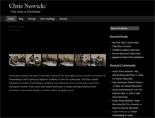 Tablet Screenshot of chrisnowicki.com
